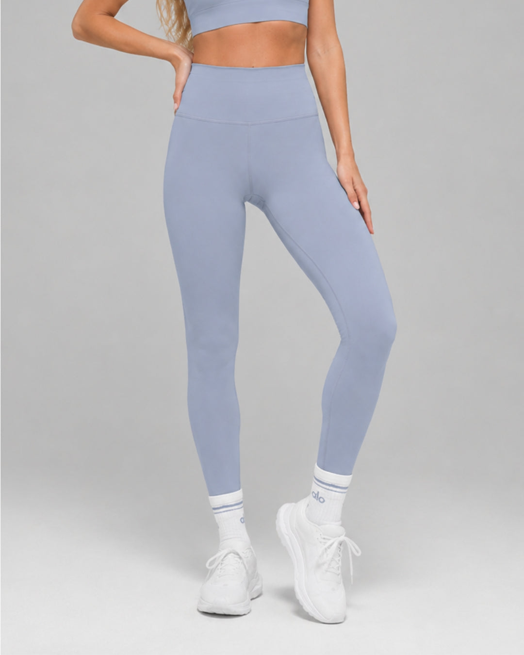 Alo 7/8 High-Waist Airbrush Legging Winter Frost