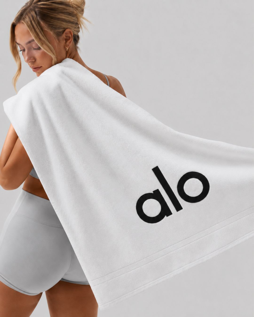Alo Beach Towels Used by Models