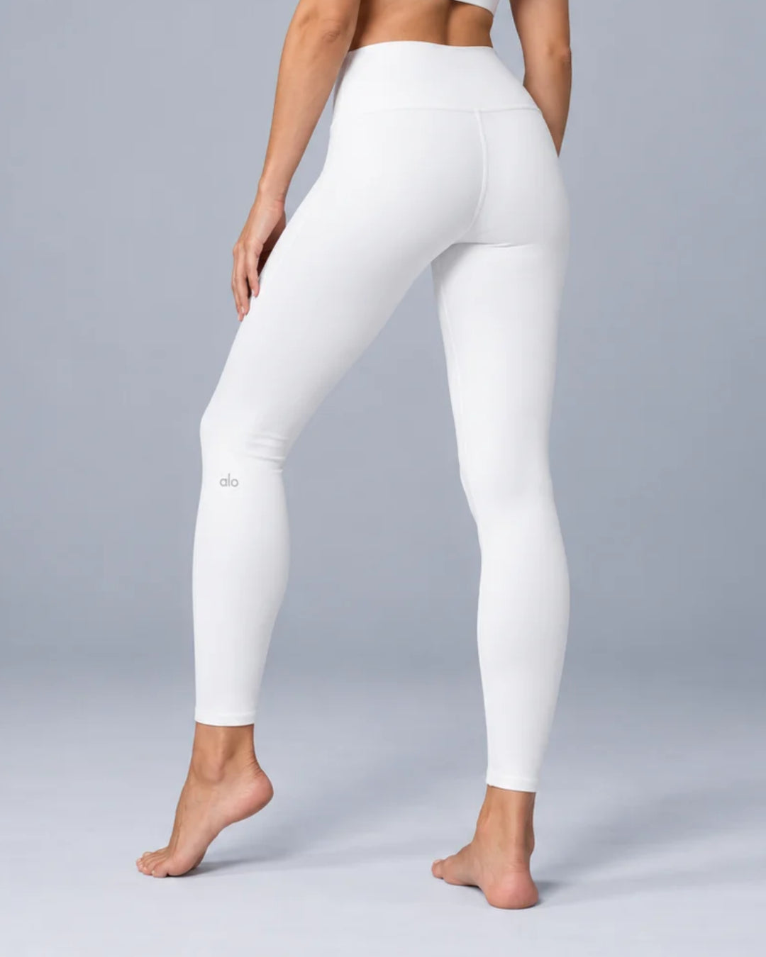 Alo High-Waist Airbrush Legging White