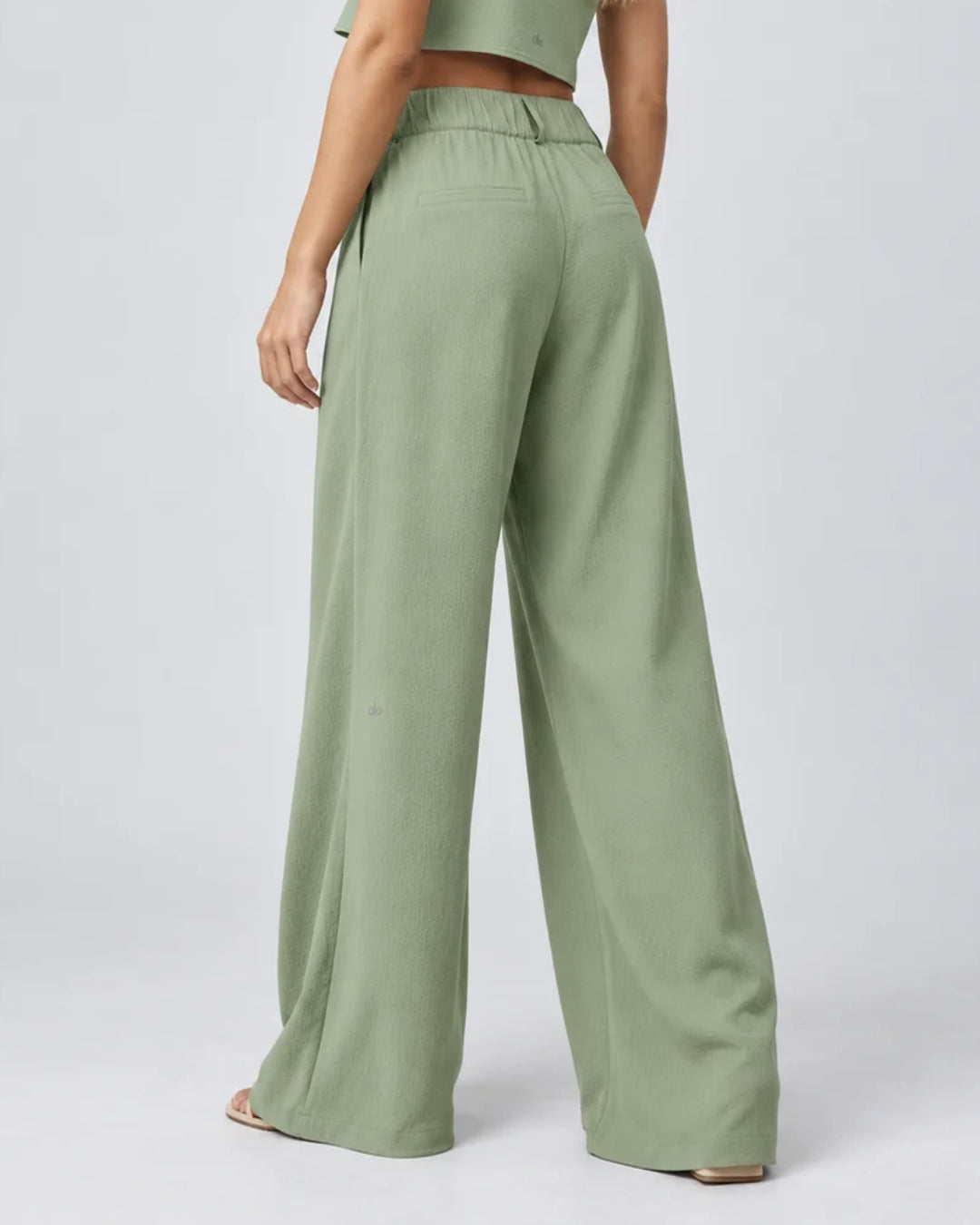 Alo High-Waist Dreamscape Trouser Dune Grass (Regular)