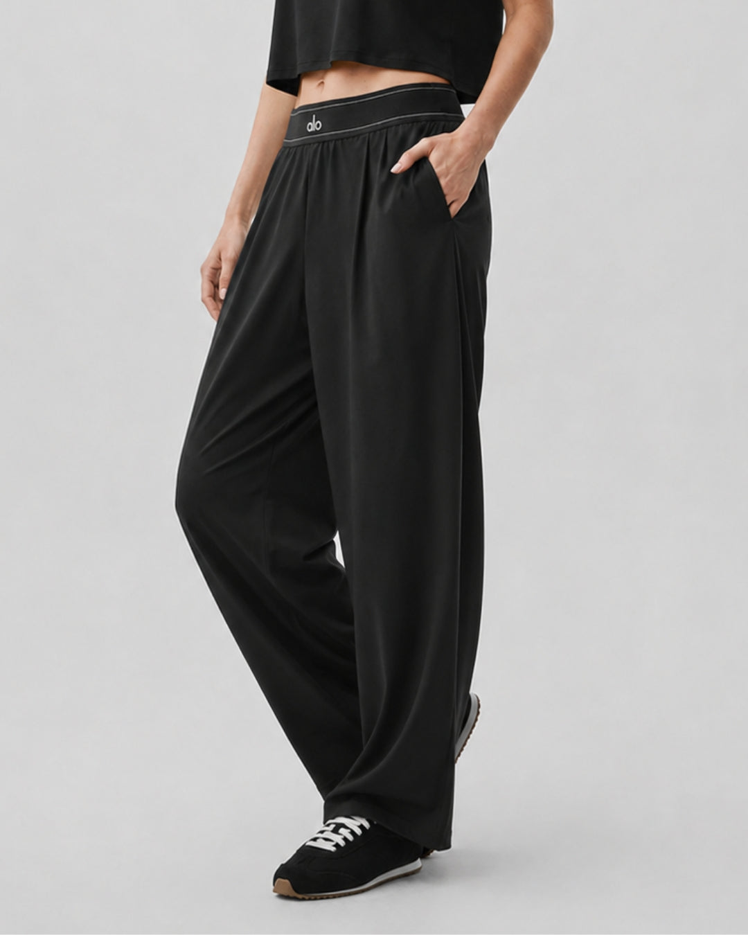 Alo Suit Up Trouser Black (Regular)