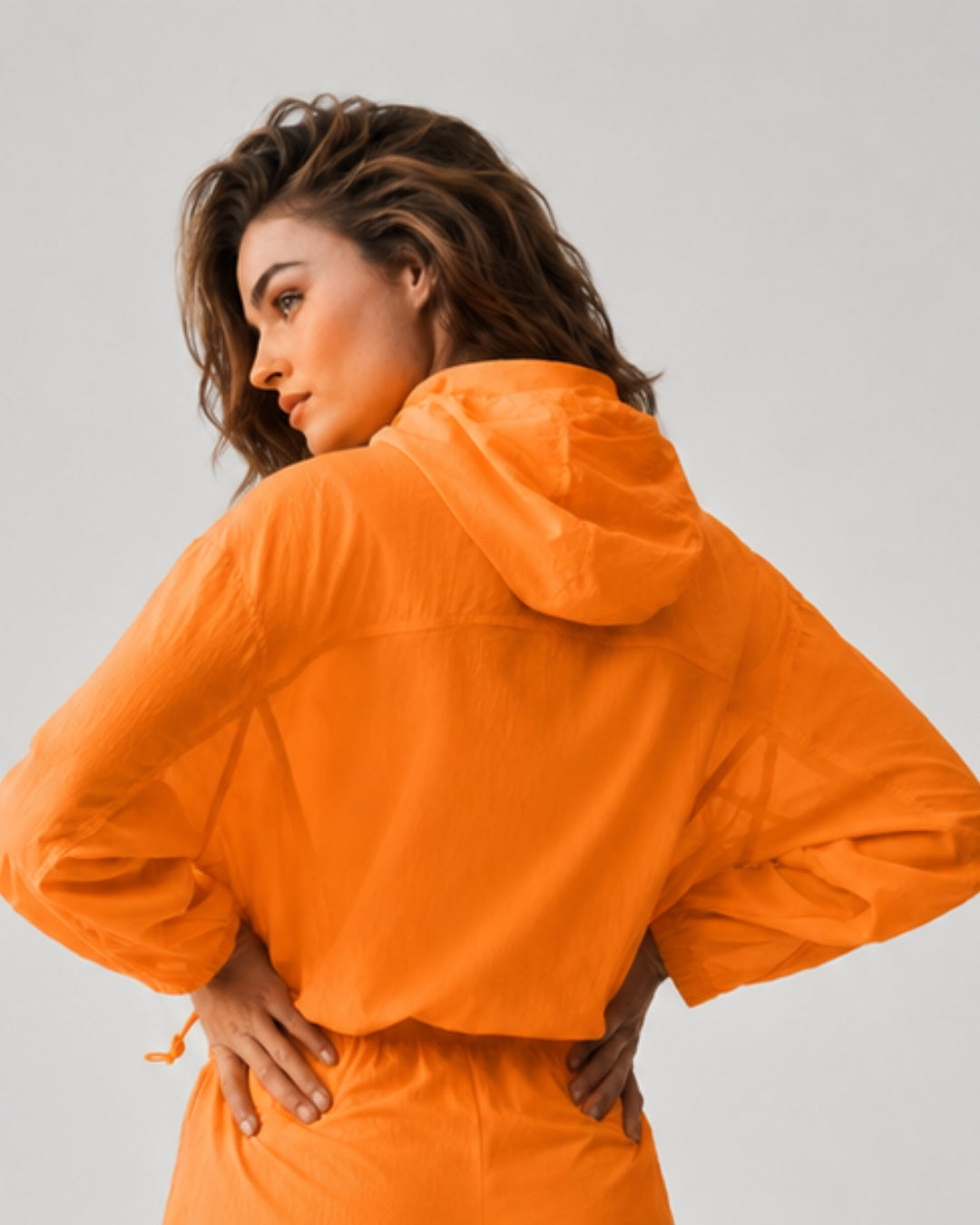 Alo 1/4 Zip Go Time Pullover Satsuma Breeze