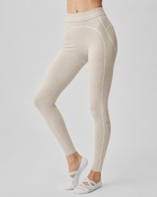 Alo 7/8 High-Waist Alosoft Heart Throb Legging