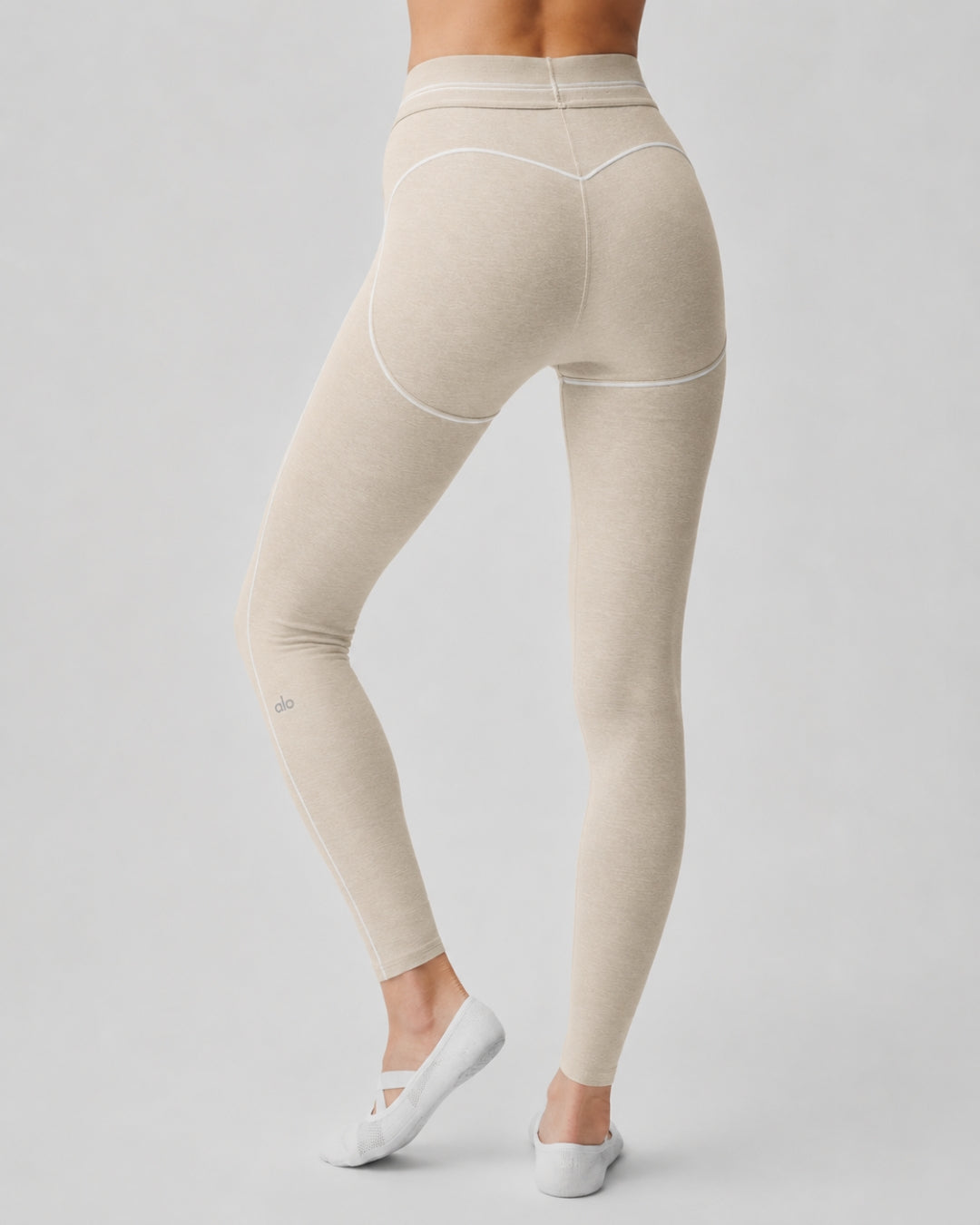 Alo 7/8 High-Waist Alosoft Heart Throb Legging
