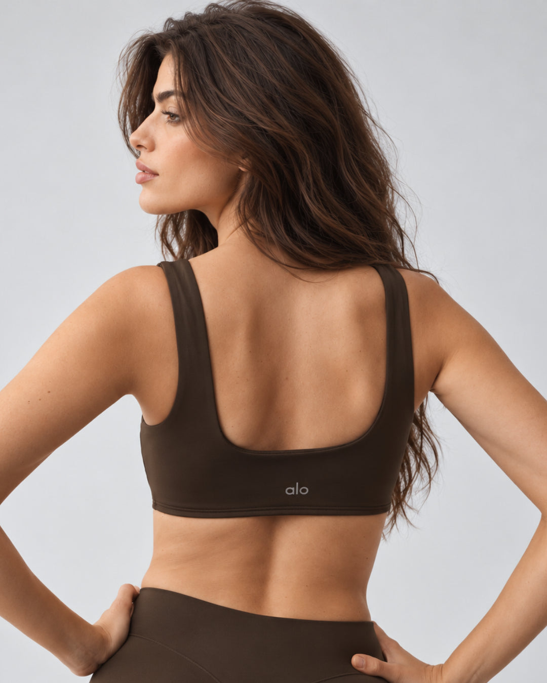 Alo Softsculpt Precision Bra Espresso