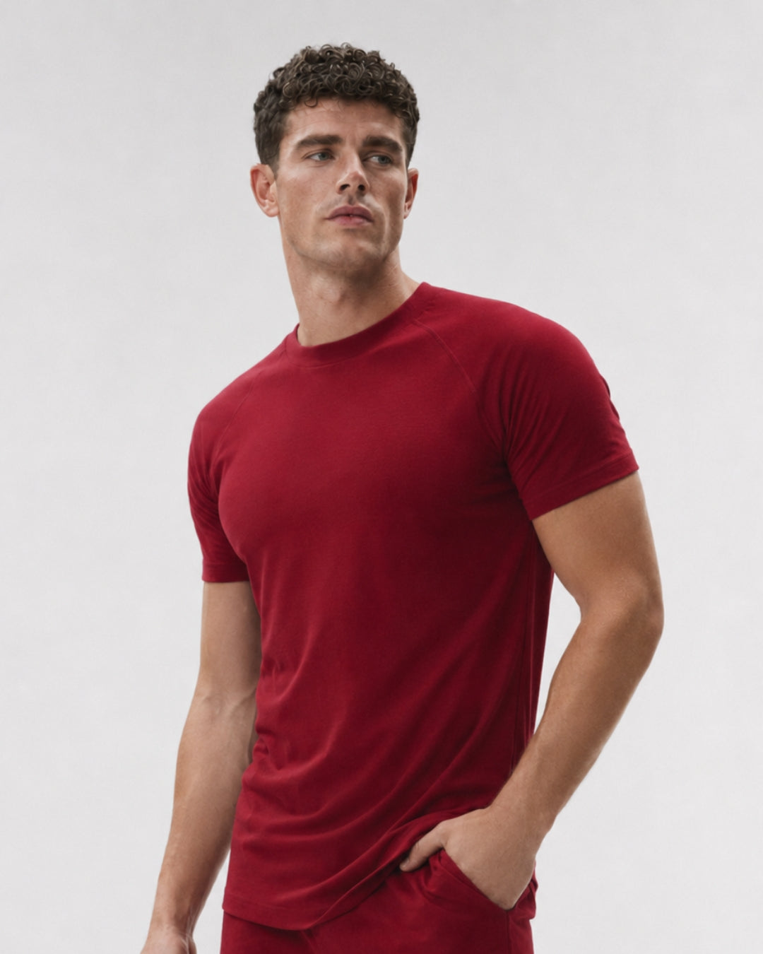 Alo Vapor Crewneck Short Sleeve Romance Red