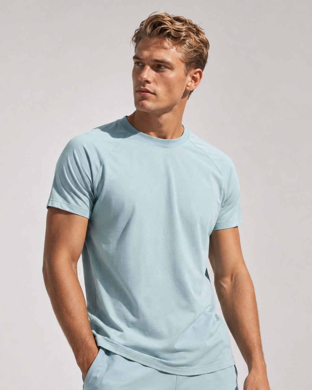 Alo Vapor Crewneck Short Sleeve Desert Sage