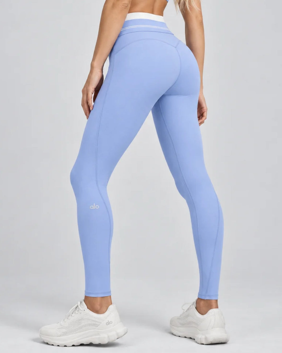 Alo Airbrush High-Waist 7/8 Better Together Legging Light Provence Blue