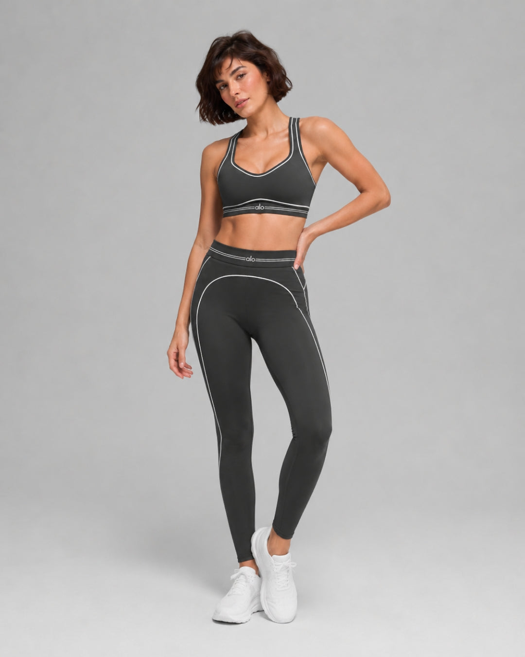Alo Airbrush High-Waist Heart Throb Legging