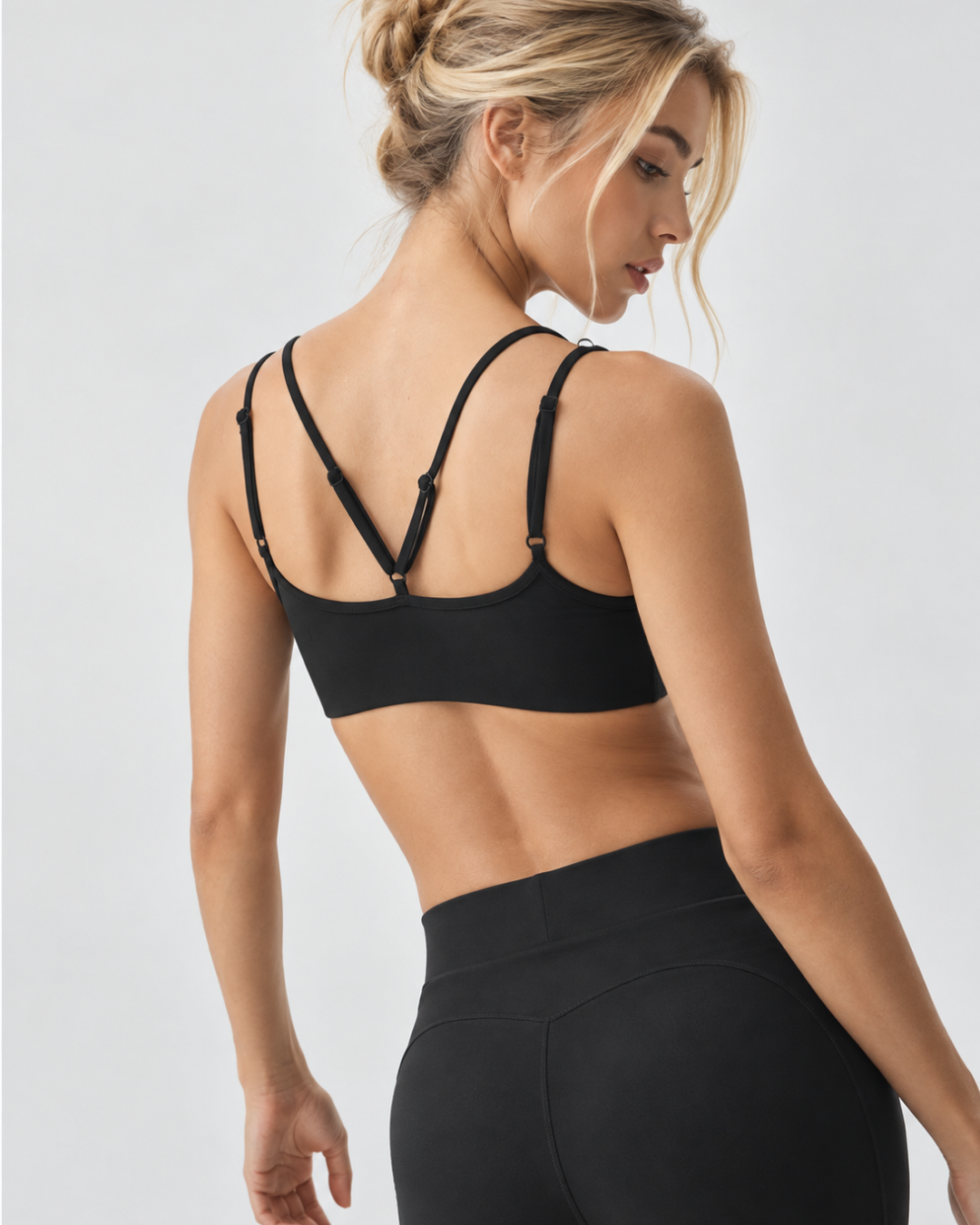 Alo Airbrush Aura Bra Black