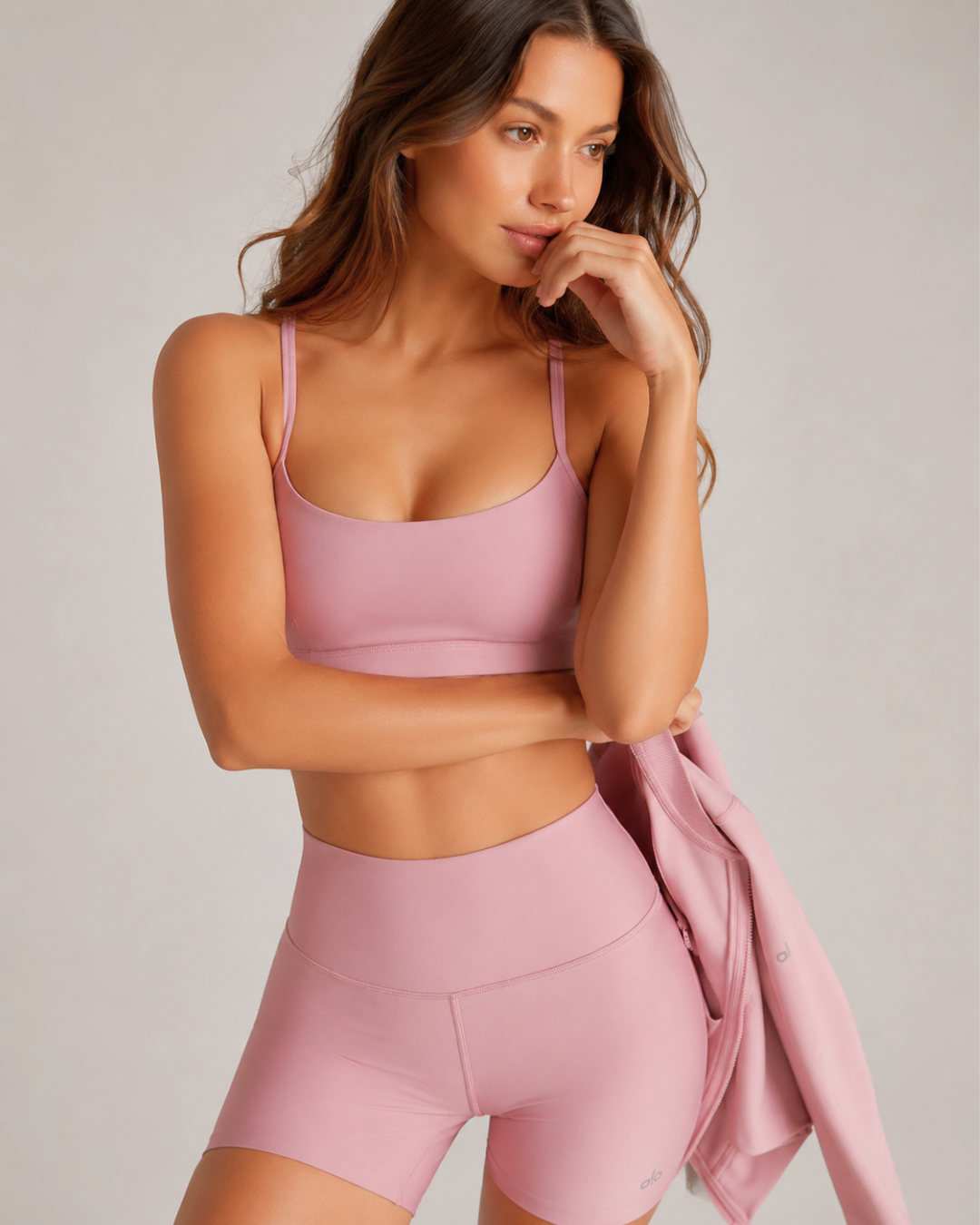 Alo 5” Airlift Energy Short Vintage Pink
