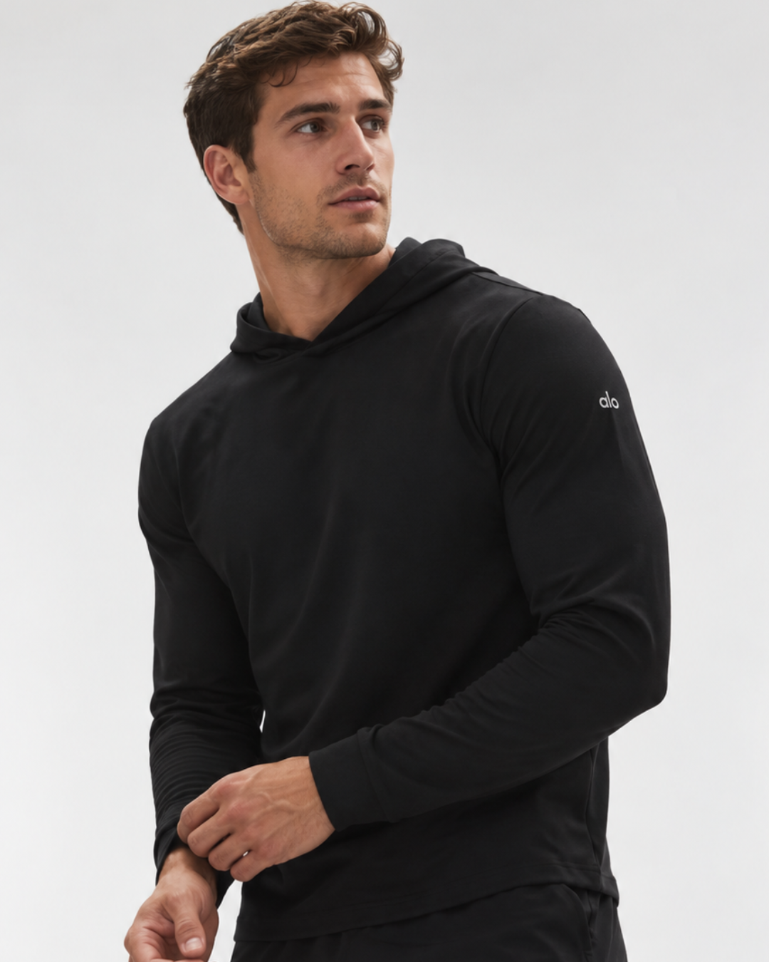 Alo Conquer Reform Hoodies Black