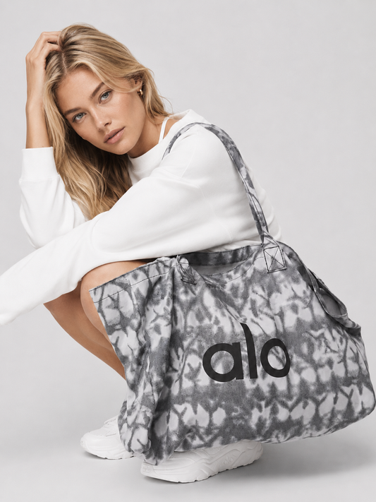 Alo Grey Tie Dye Bag