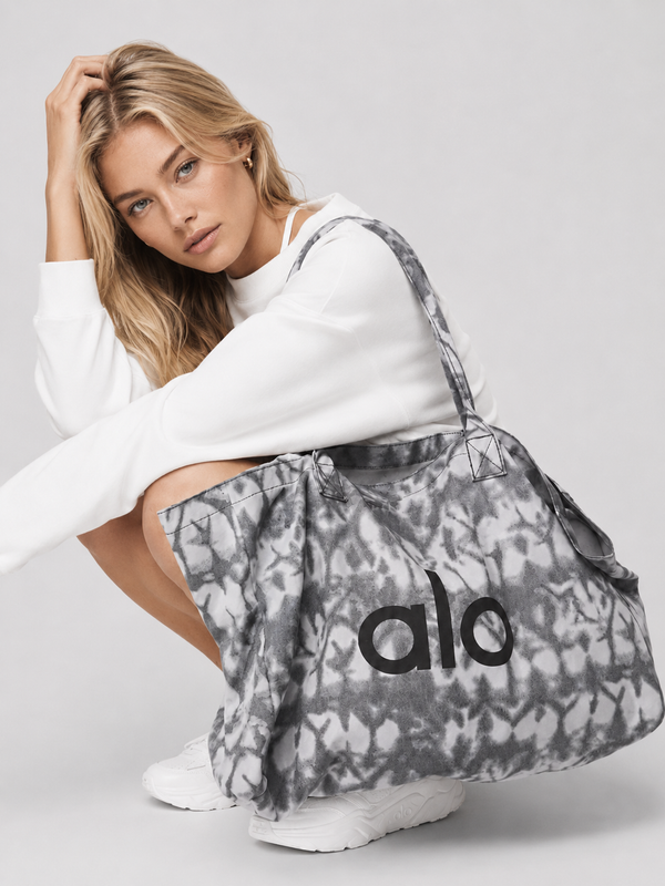 Alo Grey Tie Dye Bag