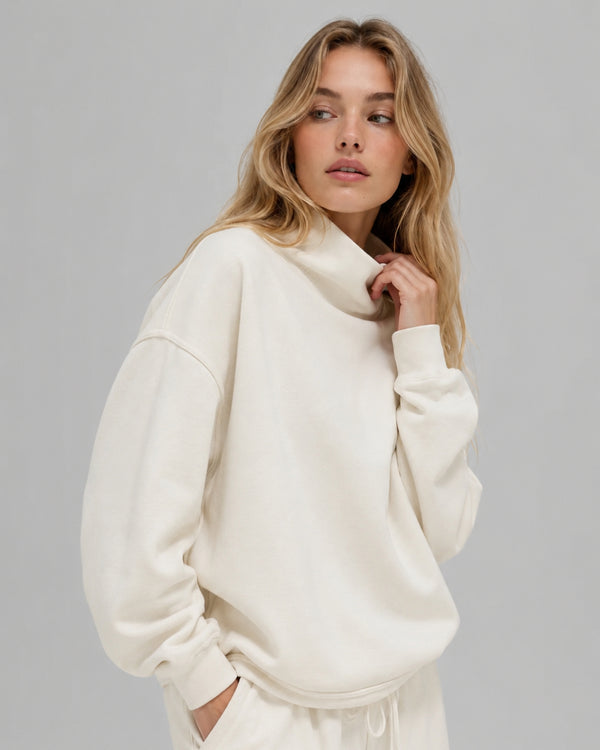 Alo Hazy Mock Neck Pullover