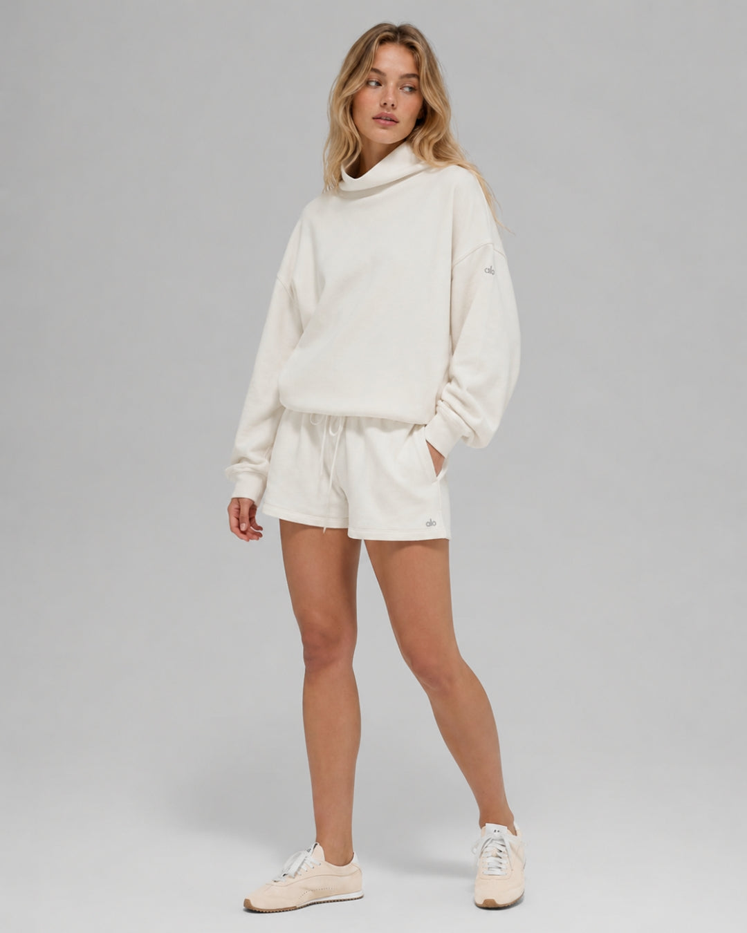 Alo Hazy Mock Neck Pullover