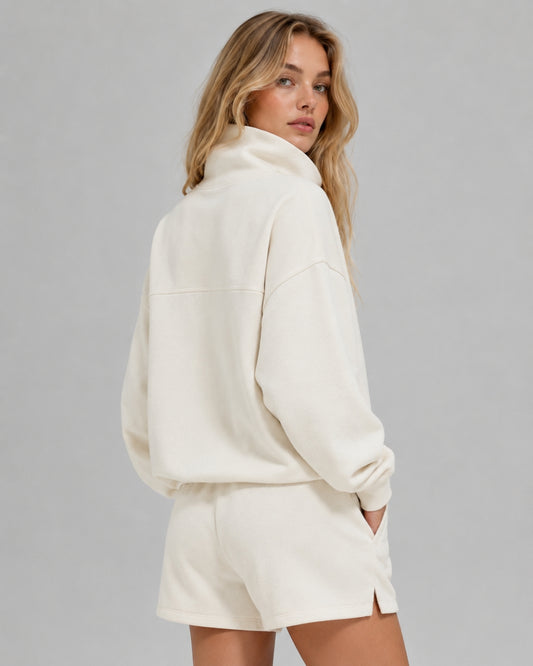 Alo Hazy Mock Neck Pullover