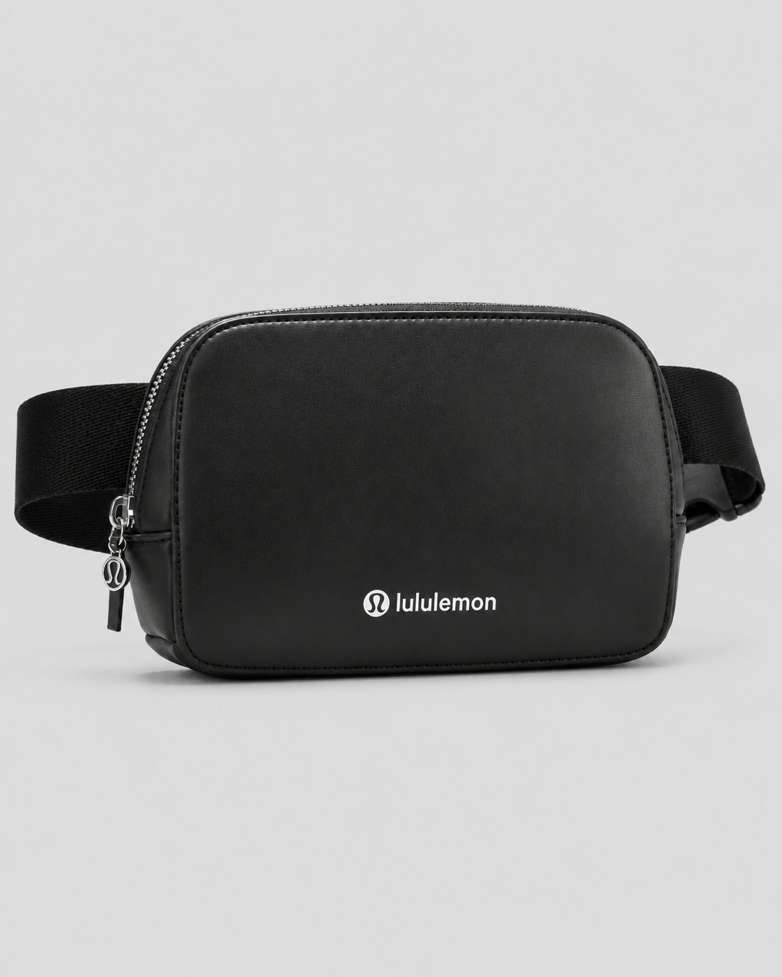 Lululemon Black Cactus Leather Crossbody Belt Bag