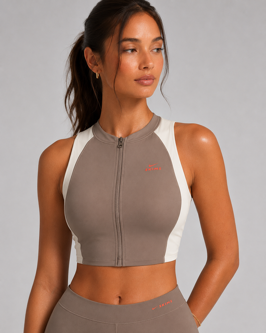 Nike Skims Front Zip Bra