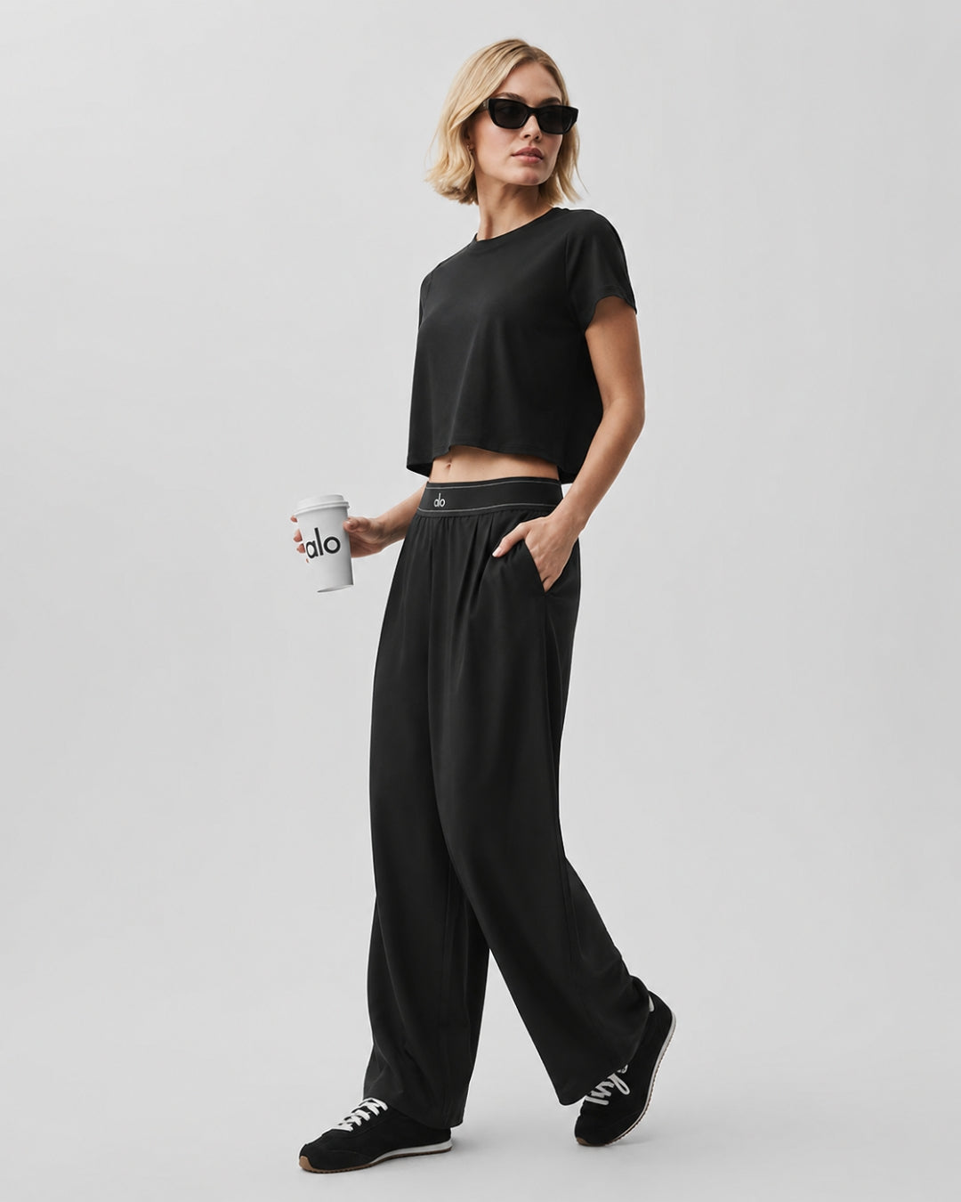 Alo Suit Up Trouser Black (Regular)