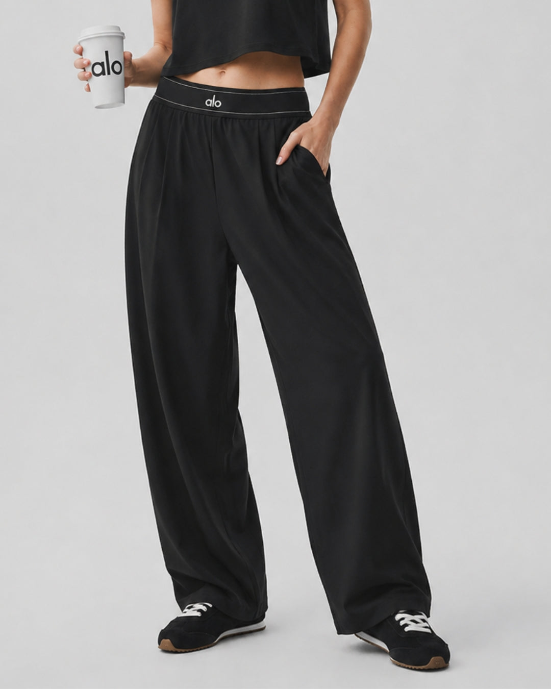 Alo Suit Up Trouser Black (Regular)