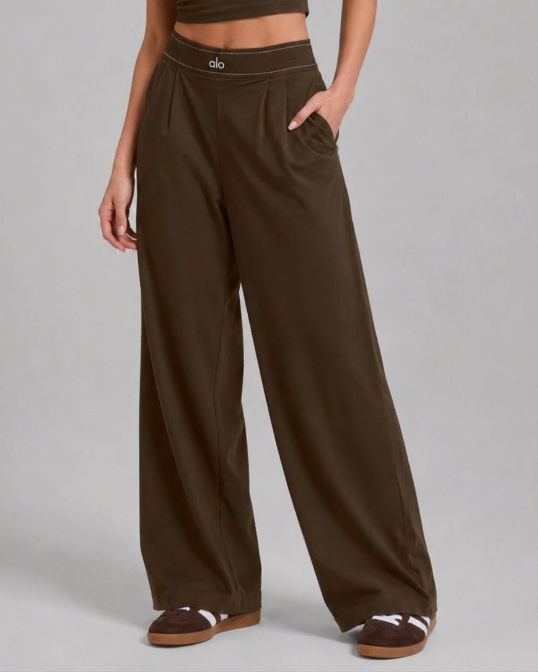 Alo Suit Up Trouser (Regular) Espresso