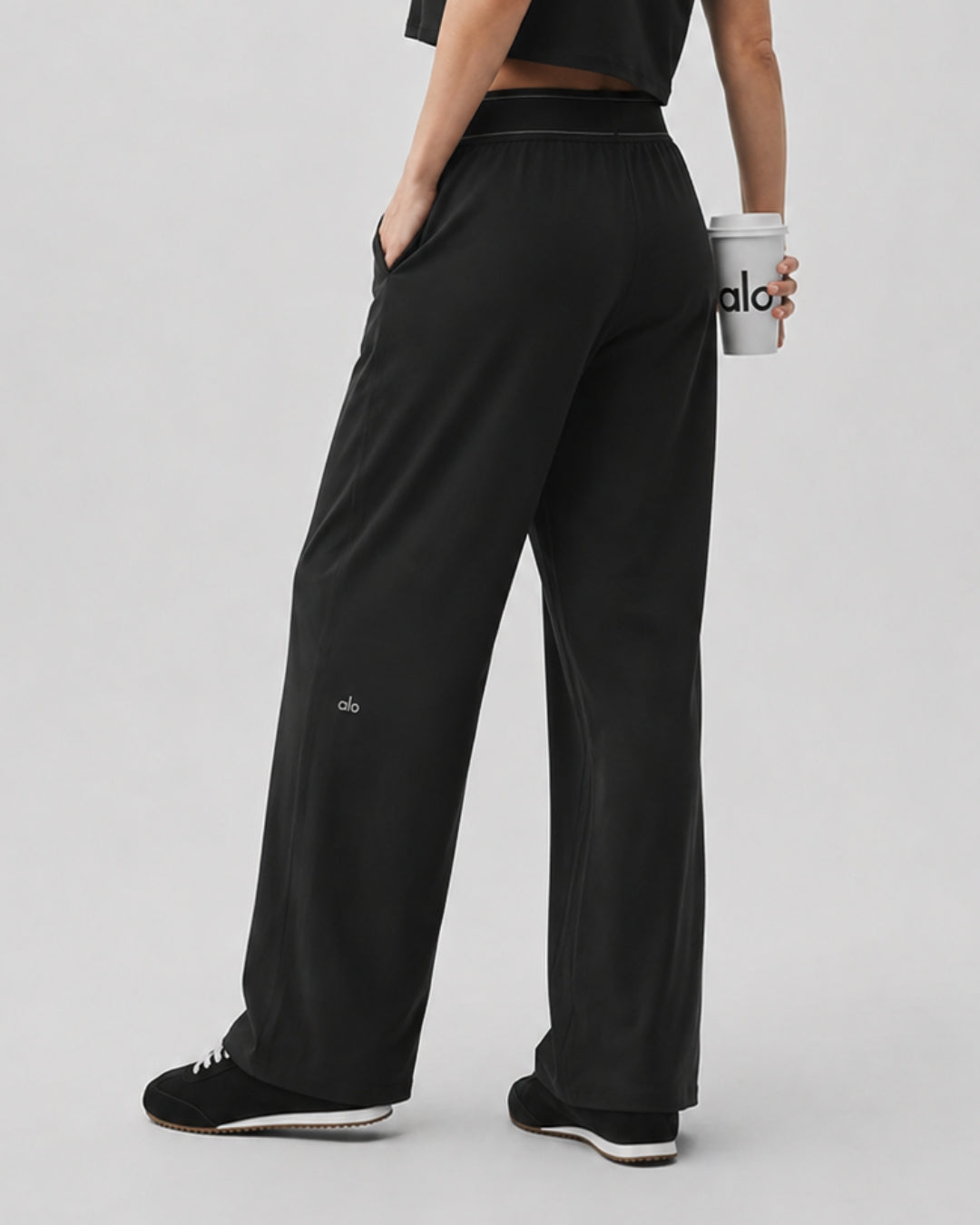 Alo Suit Up Trouser Black (Regular)