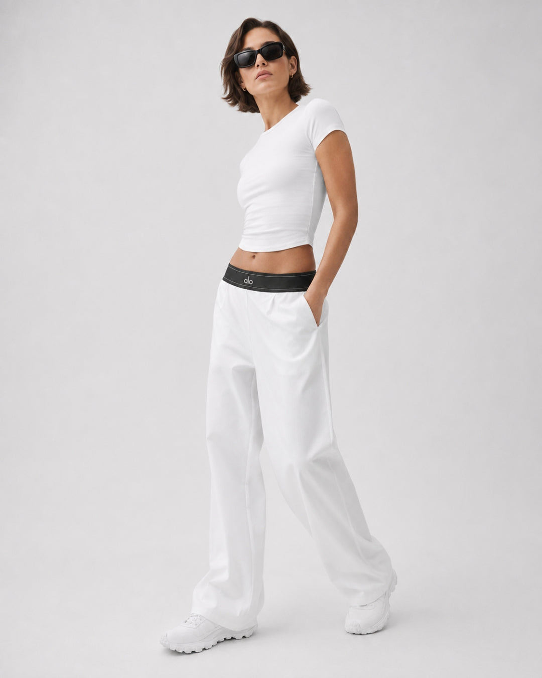 Alo Suit Up Trouser White (Regular)