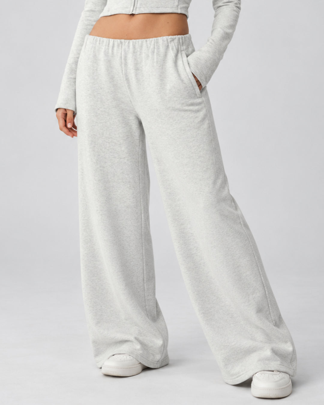 Sway Mid-Rise On The Go Pant White Heather