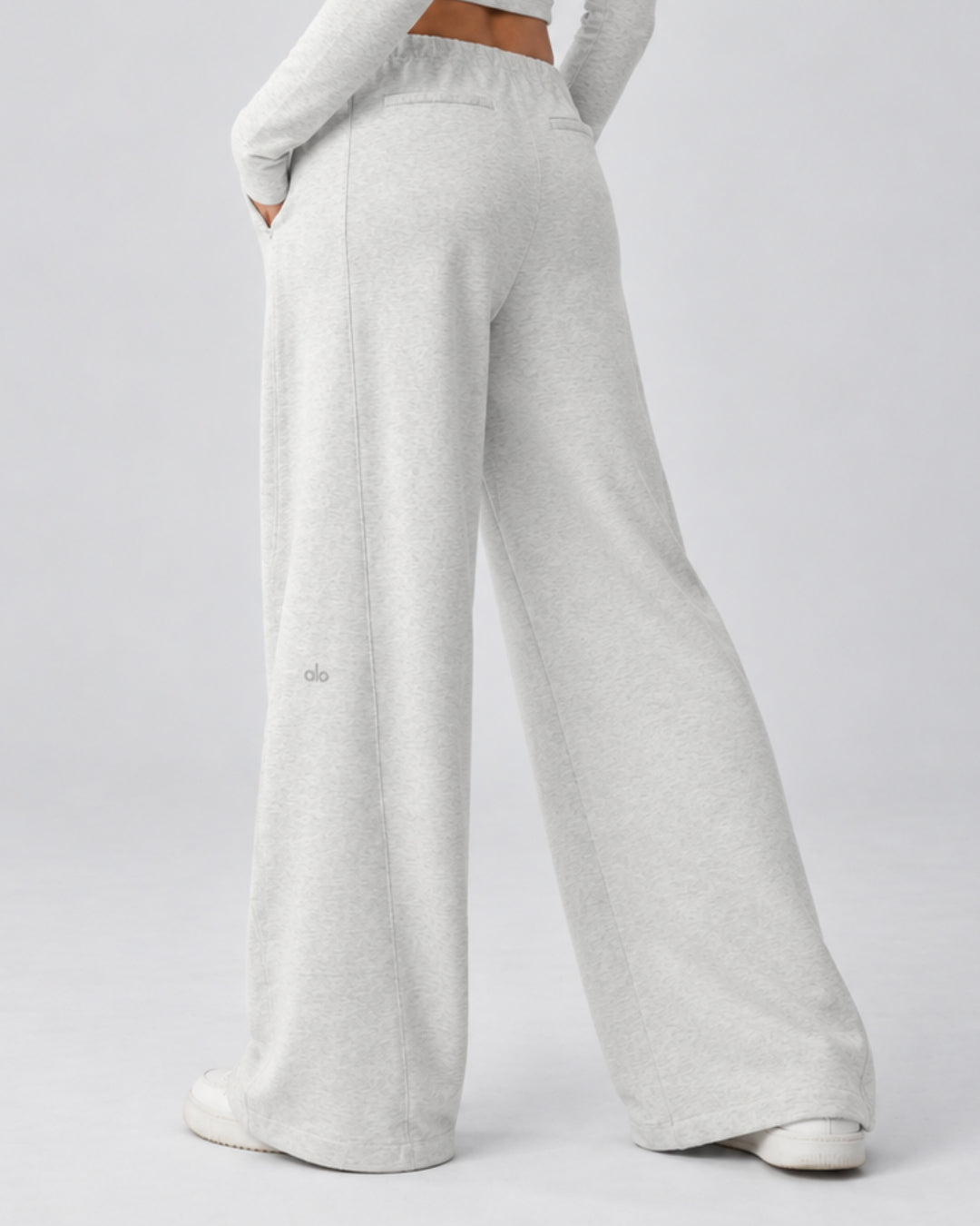 Sway Mid-Rise On The Go Pant White Heather